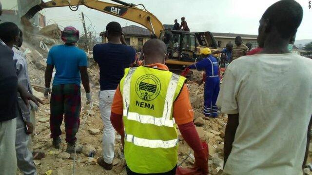 بیش از 16 کشته و زخمی در پی ریزش ساختمانی در نیجریه