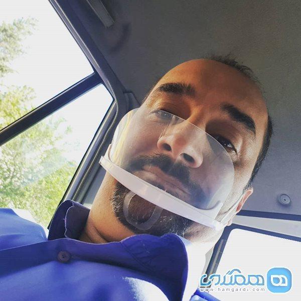 نیما کرمی و ماسکی جدید مخصوص مجری ها