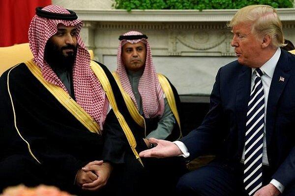 ترامپ خطاب به بن سلمان: می خواهم در کاخ سفید بمانم، پول بده! ترامپ خطاب به بن سلمان: می خواهم در کاخ سفید بمانم، پول بده!