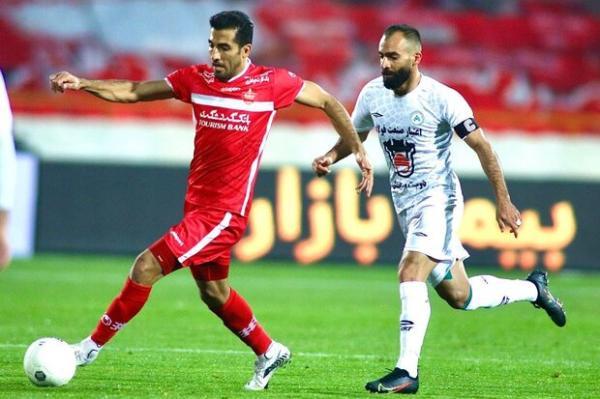 تساوی پرسپولیس و ذوب آهن در نیمه نخست تساوی پرسپولیس و ذوب آهن در نیمه نخست