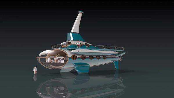 طراحی شگفت انگیز لوکس ترین زیردریایی دنیا
